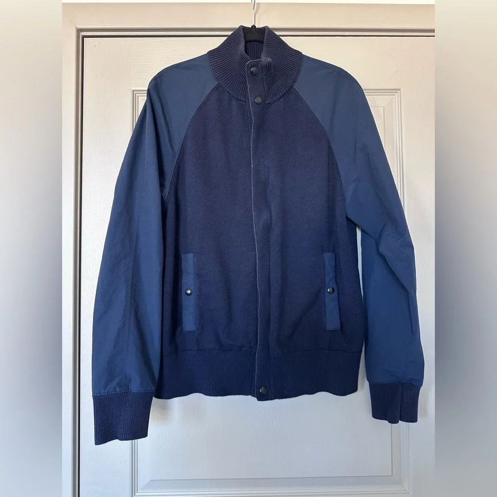 Banana Republic Dark Blue Bomber Jacket